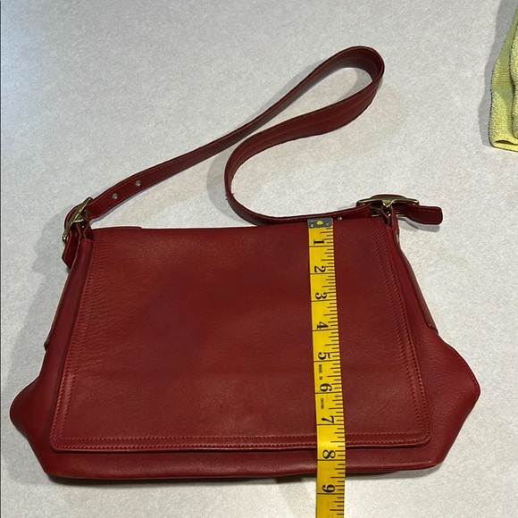 COACH Red Leather Shoulder Bag - Picture 15 of 16